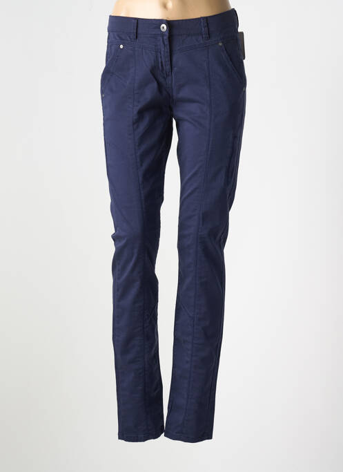Pantalon slim bleu SANDWICH pour femme
