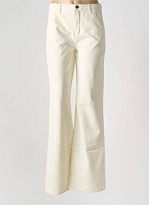 Jeans bootcut taille haute taille haute beige YAYA femme