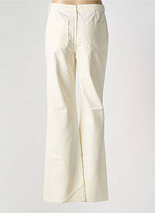 Jeans bootcut taille haute taille haute beige YAYA femme