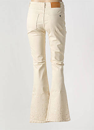 Jean coupe flare stretch taille normale beige FABIENNE CHAPOT femme