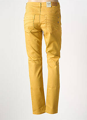 Jeans coupe slim stretch taille normale jaune fonce CREAM femme