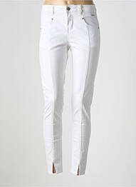 Jeans skinny taille haute taille haute blanc CREAM femme