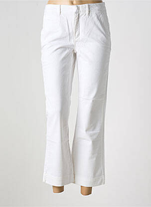 Jeans coupe droite stretch taille normale blanc YAYA femme