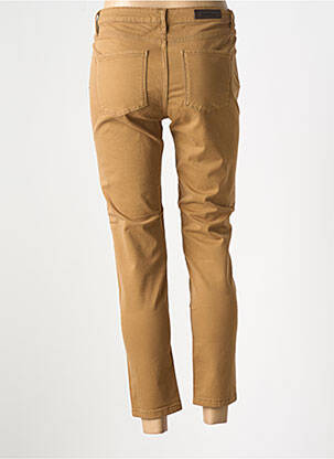 Jeans coupe slim stretch taille normale marron DENIM STUDIO femme