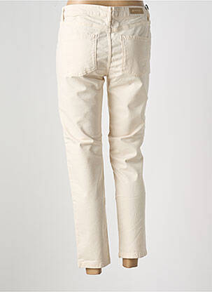 Jeans coupe slim stretch taille normale beige DENIM STUDIO femme