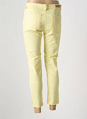 Jeans coupe slim stretch taille normale jaune DENIM STUDIO femme
