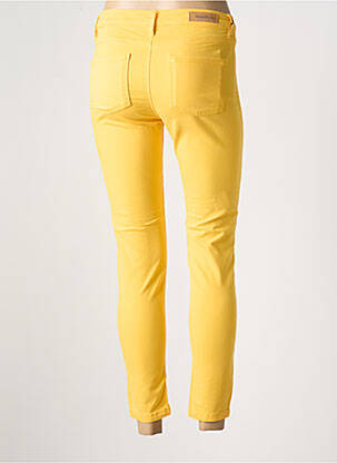 Jeans coupe slim stretch taille normale jaune fonce DENIM STUDIO femme