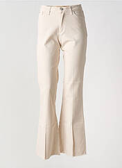 Jean coupe flare beige KOCCA pour femme seconde vue
