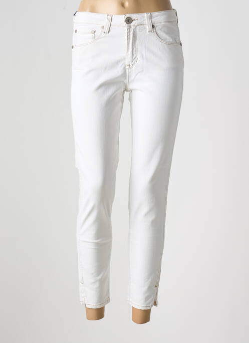 Jeans coupe slim beige DENIM STUDIO pour femme