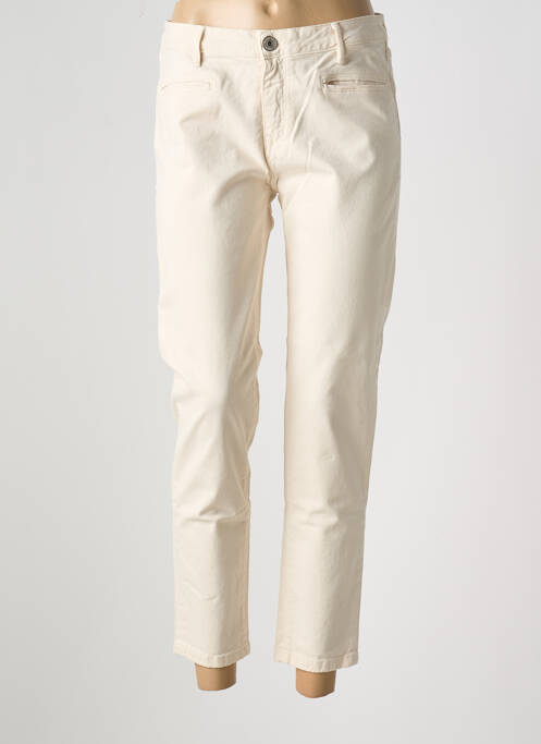 Jeans coupe slim beige DENIM STUDIO pour femme