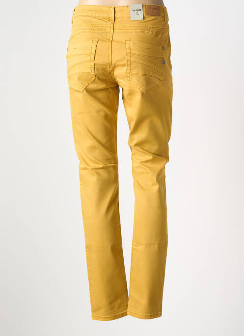 Jeans coupe slim jaune fonce CREAM pour femme