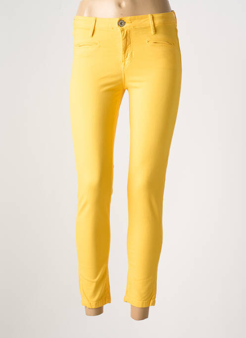 Jeans coupe slim jaune fonce DENIM STUDIO pour femme