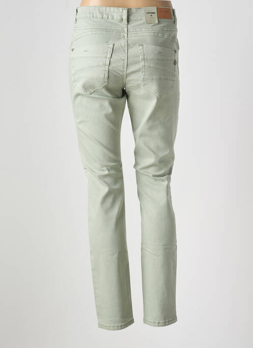 Jeans coupe slim vert CREAM pour femme