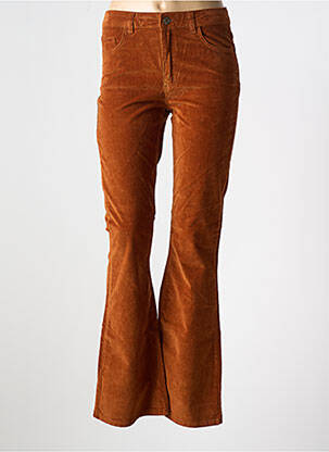 Pantalon flare coupe évasée marron FABIENNE CHAPOT femme