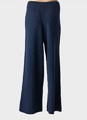 Pantalon flare bleu MAJESTIC FILATURES pour femme seconde vue