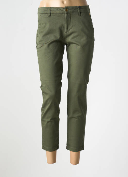 Pantalon 7/8 vert FREEMAN T.PORTER pour femme