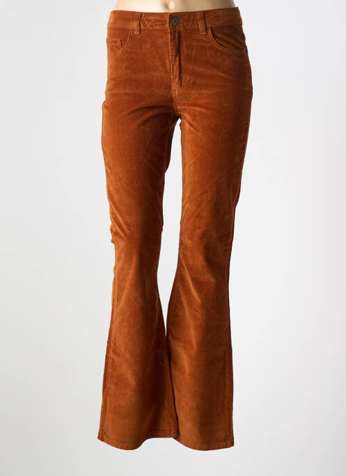 Pantalon flare marron FABIENNE CHAPOT pour femme