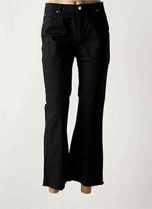 Jean coupe flare taille haute taille haute noir KOCCA femme