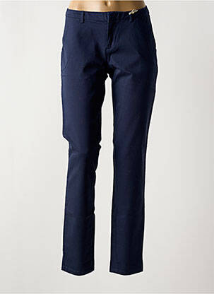 Pantalon chino taille basse taille basse bleu SCOTCH & SODA femme