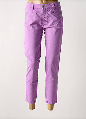 Jeans coupe slim stretch taille normale violet DENIM STUDIO femme
