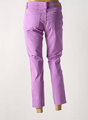 Jeans coupe slim stretch taille normale violet DENIM STUDIO femme