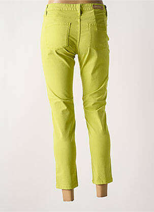 Jeans coupe slim stretch taille normale vert DENIM STUDIO femme