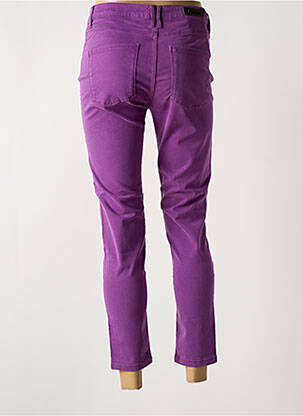 Jeans coupe slim stretch taille normale violet DENIM STUDIO femme