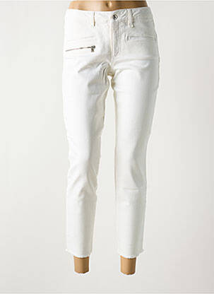 Jeans coupe slim stretch taille normale beige MARC AUREL femme