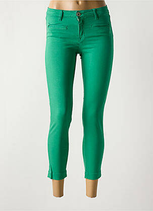 Jeans skinny taille normale taille normale vert DENIM STUDIO femme