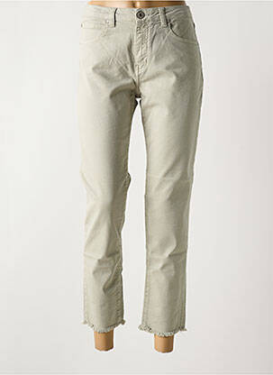 Jeans coupe slim stretch taille normale gris DENIM STUDIO femme