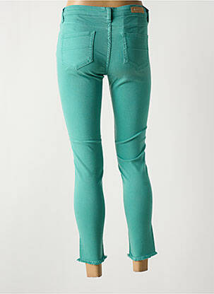 Jeans coupe slim stretch taille normale vert DENIM STUDIO femme