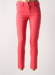 Jeans coupe slim rose FIVE pour femme seconde vue