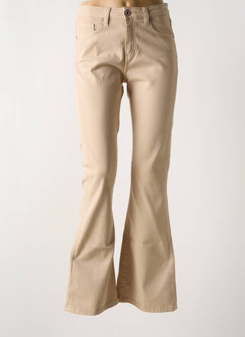 Jeans bootcut beige DENIM STUDIO pour femme