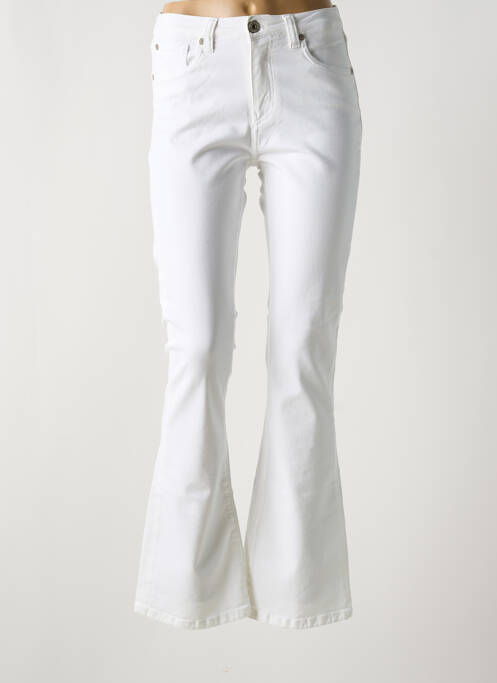 Jeans bootcut blanc DENIM STUDIO pour femme