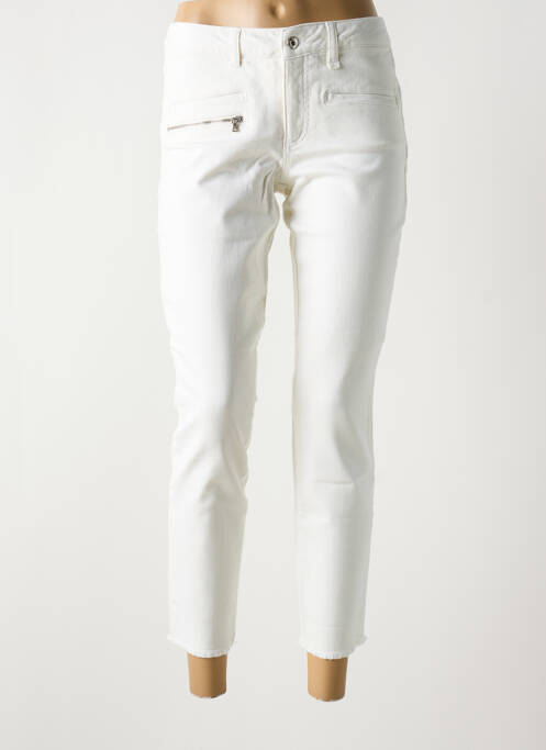 Jeans coupe slim beige MARC AUREL pour femme