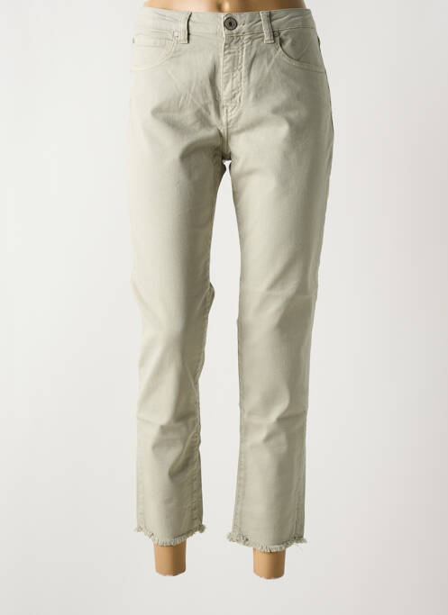 Jeans coupe slim gris DENIM STUDIO pour femme