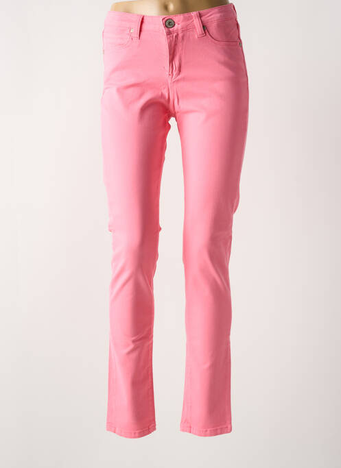 Jeans coupe slim rose DENIM STUDIO pour femme