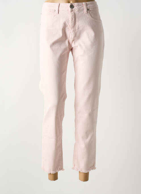 Jeans coupe slim rose DENIM STUDIO pour femme