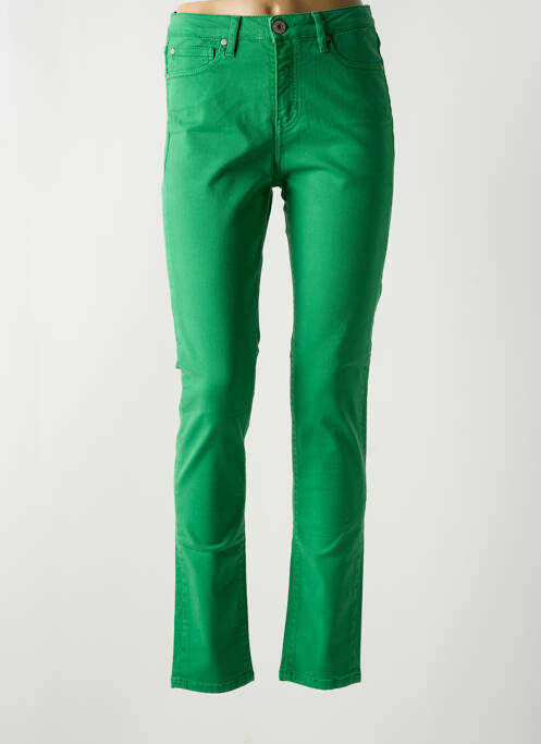 Jeans coupe slim vert DENIM STUDIO pour femme