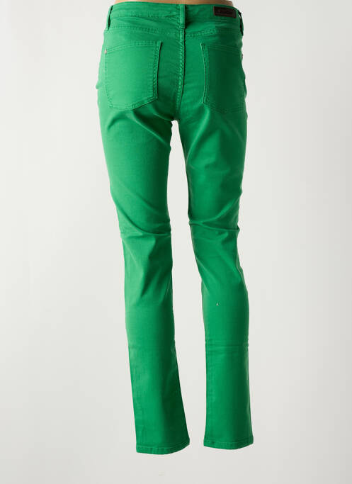 Jeans coupe slim vert DENIM STUDIO pour femme