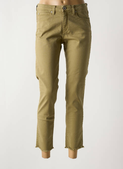 Jeans coupe slim vert DENIM STUDIO pour femme