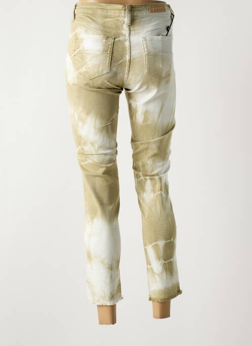 Jeans coupe slim vert DENIM STUDIO pour femme