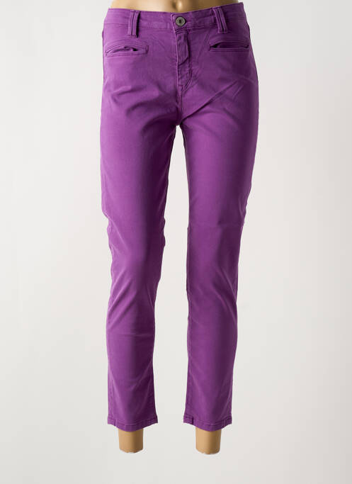 Jeans coupe slim violet DENIM STUDIO pour femme