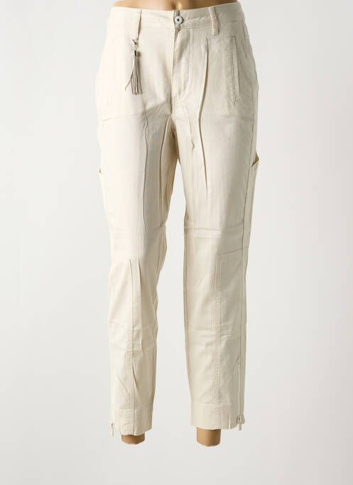 Pantalon 7/8 beige MARC AUREL pour femme
