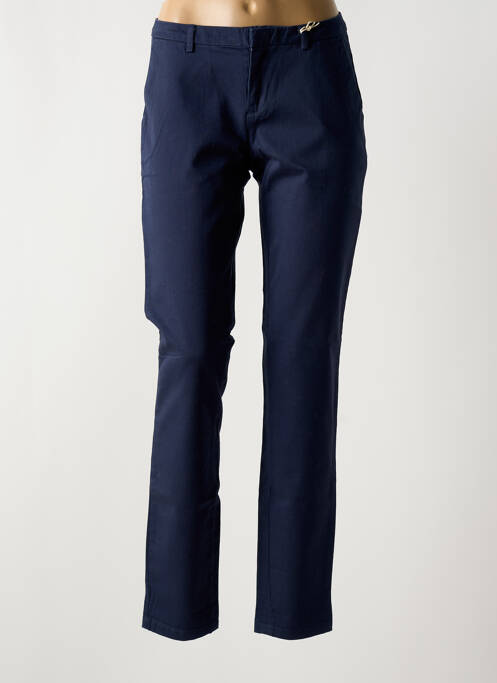 Pantalon chino bleu SCOTCH & SODA pour femme