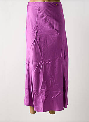 Jupe longue doublure violet FABIENNE CHAPOT femme