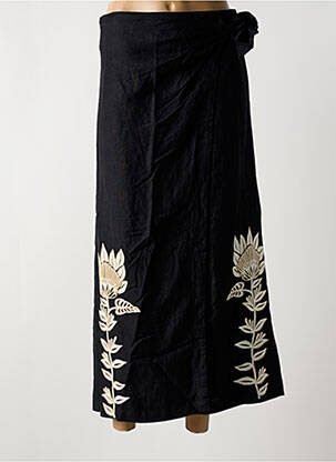 Jupe longue coupe droite noir SCOTCH & SODA femme