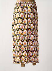 Jupe longue orange IDANO pour femme seconde vue