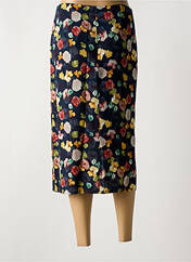 Jupe mi-longue bleu INDI & COLD pour femme seconde vue