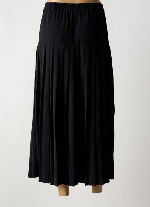Jupe longue tissage crêpe noir MSCH COPENHAGEN femme